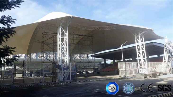 OEM Tennis Court Membrane Structure Roof
