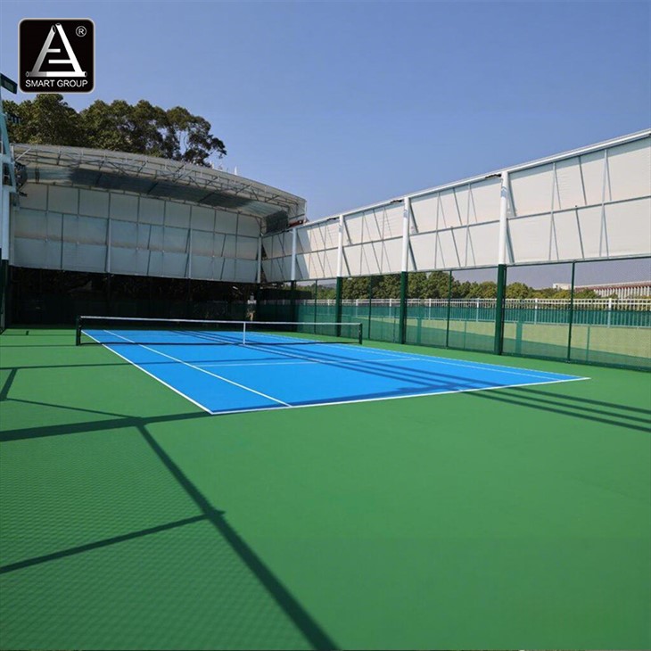 Smart Padel - 8 Padel Tennis Court with Electric Retractable Canopy Shade Roof Structure System high quality